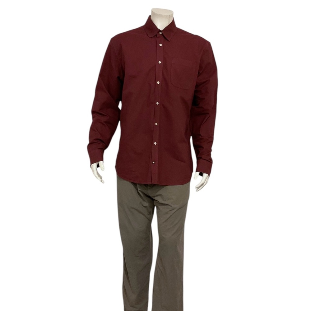 Taylor Stitch Men’s Burgundy Button Shirt